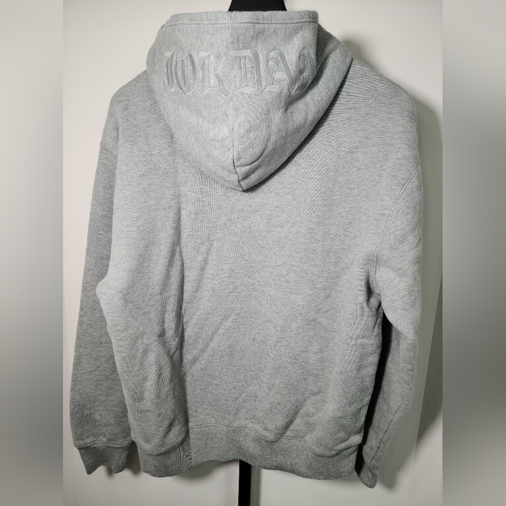 Nike Air Jordan x Awake NY Fleece Hoodie Heather Gray Size Men Medium NWT - Picture 2 of 5